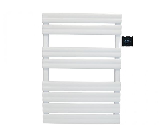 Toallero blanco con control inalámbrico 500w