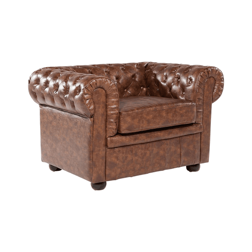 Beliani Poltrona CHESTERFIELD Beliani Poltrona CHESTERFIELD