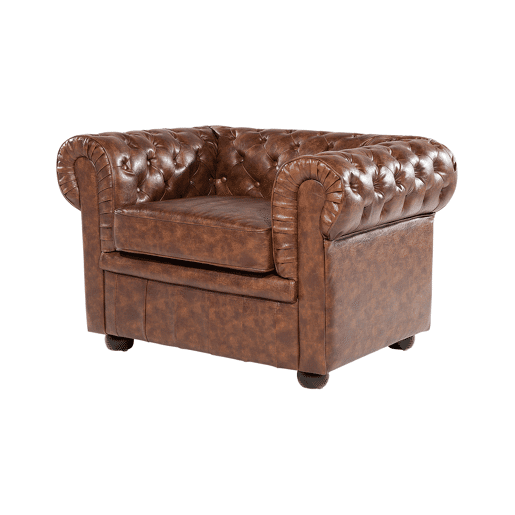 Beliani Poltrona CHESTERFIELD Beliani Poltrona CHESTERFIELD