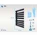 Toallero Eléctrico 500W con display LED y WiFi Toallero Eléctrico 500W con display LED y WiFi Negro