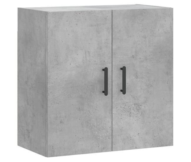 Vidaxl armario de pared madera de ingeniería gris hormigón 60x31x60 cm
