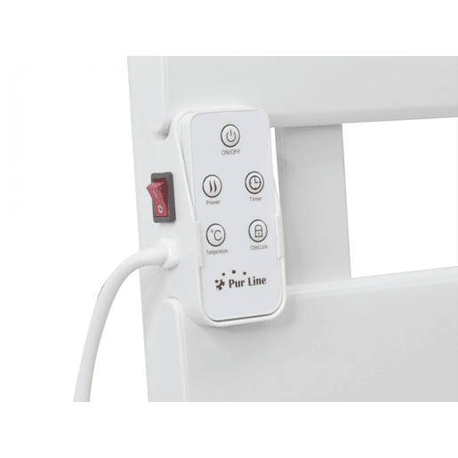 Toalheiros eléctricos com protecção IP24 e 425 W. Actua como secador de toalhas. aquecedor de roupa e, ao mesmo tempo, suportará o seu sistema de aquecimento. Tem controlo WiFi e um visor LED com termóstato semanal. Fabricado em alumínio preto médio