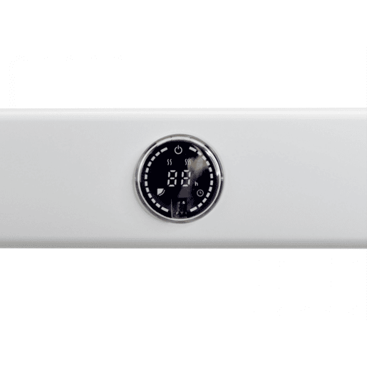 Toalheiros eléctricos com protecção IP24 e 425 W. Actua como secador de toalhas. aquecedor de roupa e, ao mesmo tempo, suportará o seu sistema de aquecimento. Tem controlo WiFi e um visor LED com termóstato semanal. Fabricado em alumínio preto médio