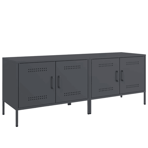 móveis de TV - Armários TV 2 pcs 68x39x50,5 cm aço antracite