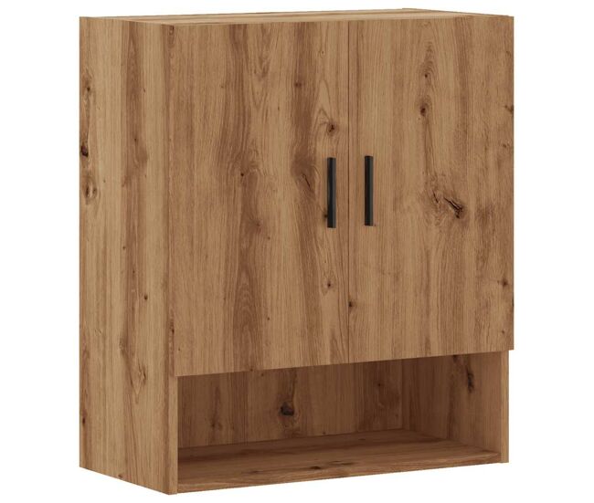 Vidaxl armario de pared madera de ingeniería roble artesano 60x31x70cm