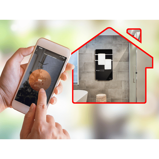 cantos arredondados, painel LED, programável semanalmente, sensor de presença, protecção IPX4
