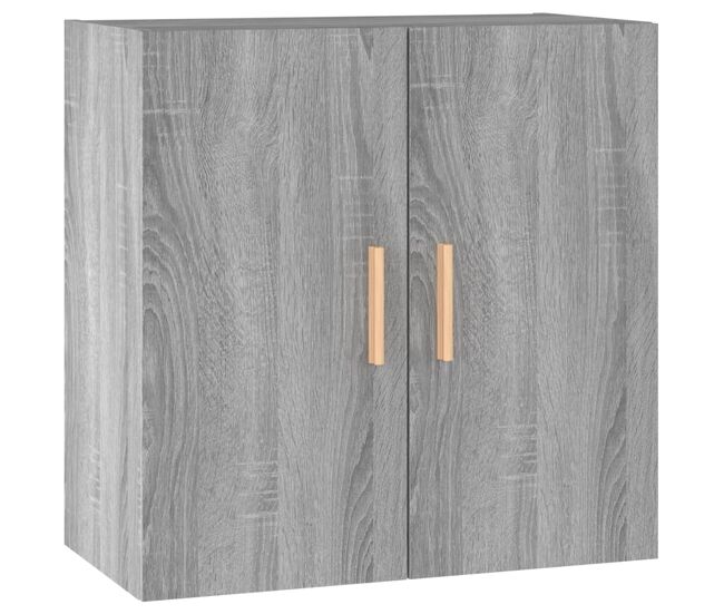 Vidaxl armario de pared madera contrachapada gris sonoma 60x30x60 cm