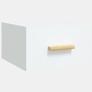 Mesa de cabeceira - mesinha de cabeceira montagem na parede 35x35x20 cm branco