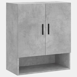 vidaXL Armário parede 60x31x70cm derivados de madeira cinzento cimento