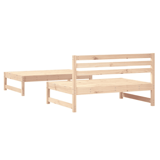 vidaXL 2 pcs conjunto lounge de jardim madeira de pinho maciça vidaXL 2 pcs conjunto lounge de jardim madeira de pinho maciça