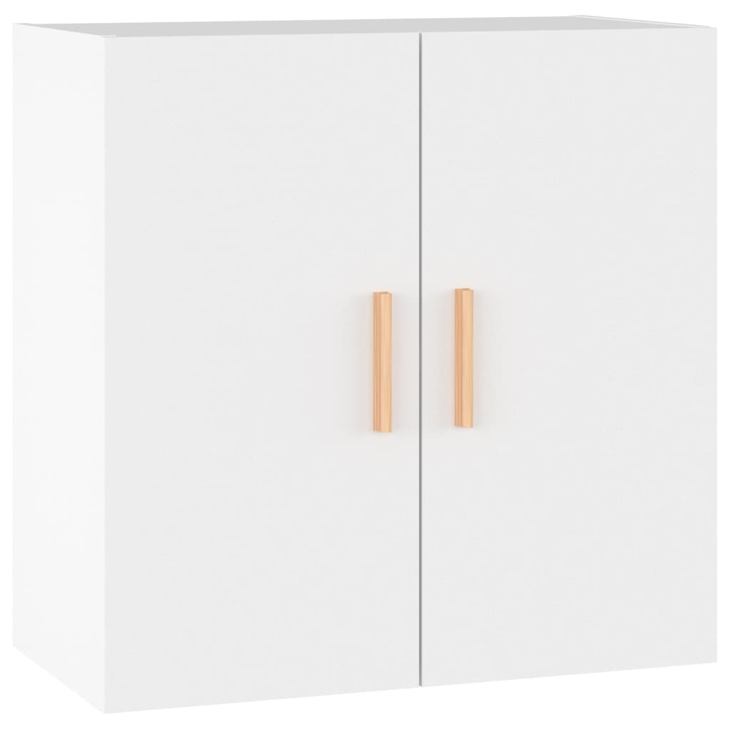 Vidaxl armario de pared madera contrachapada blanco 37x37x37 cm