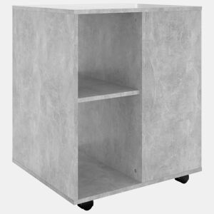 vidaXL Móvel com rodas 60x53x72 cm derivados madeira cinzento-cimento