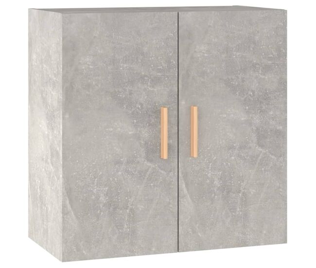 Vidaxl armario de pared madera contrachapada gris hormigón 60x30x60 cm