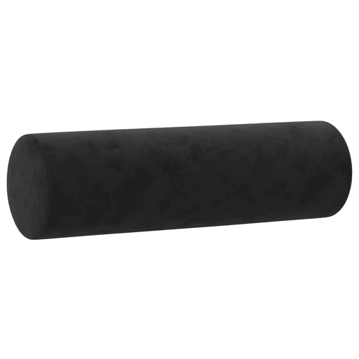 Sofá 3 lugares - Sofá fixo c almofadas decorativas 180 cm veludo preto Sofá 3 lugares - Sofá fixo c almofadas decorativas 180 cm veludo preto
