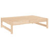 vidaXL Apoio de pés para jardim 120x80 cm pinho maciço