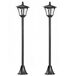 Farolas Solare Acero Inoxidable Outsunny Farolas Solare Acero Inoxidable Outsunny Negro