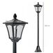 Farolas Solare Acero Inoxidable Outsunny Farolas Solare Acero Inoxidable Outsunny Negro