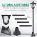 Farolas Solare Acero Inoxidable Outsunny Farolas Solare Acero Inoxidable Outsunny Negro
