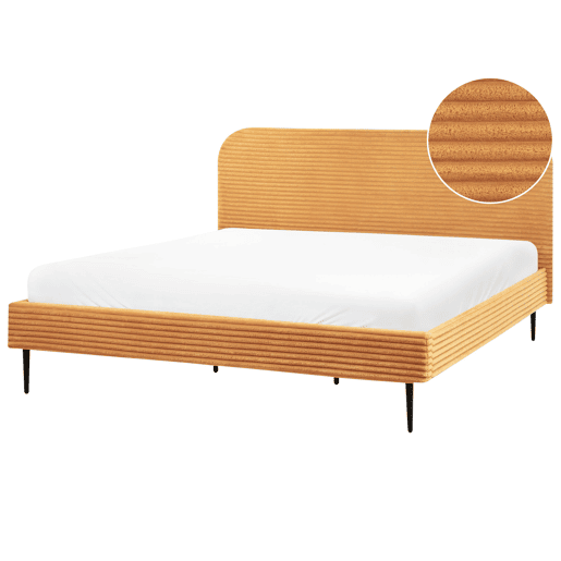 Beliani Cama Bombazine FLAYAT Beliani Cama Bombazine FLAYAT