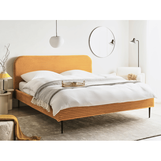 Beliani Cama Bombazine FLAYAT Beliani Cama Bombazine FLAYAT