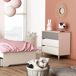 Cómoda Gius 3 Cajones Dormitorio Infantil Juvenil Cómoda Gius 3 Cajones Dormitorio Infantil Juvenil Blanco/ Gris
