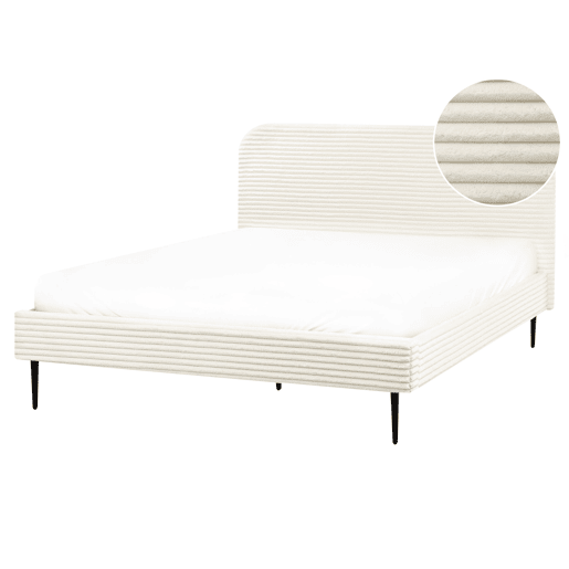 Beliani Cama Bombazine FLAYAT Beliani Cama Bombazine FLAYAT