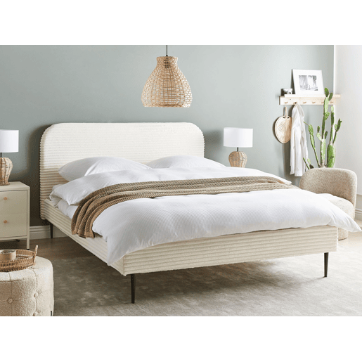 Beliani Cama Bombazine FLAYAT Beliani Cama Bombazine FLAYAT