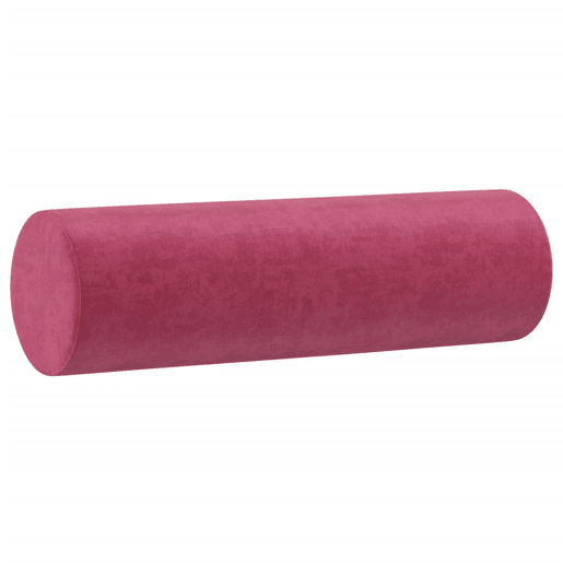 Sofá 3 lug. - Sofá fixo + almofadas decorativas 180cm veludo vermelho tinto