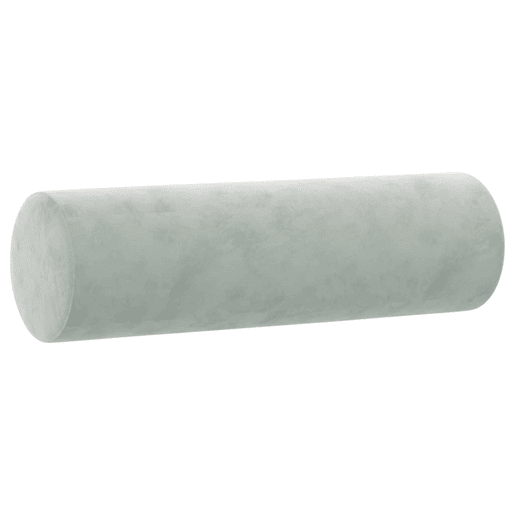 Sofá 2 lugares - Sofá fixo + almofadas decorativas 120cm veludo cinza-claro Sofá 2 lugares - Sofá fixo + almofadas decorativas 120cm veludo cinza-claro