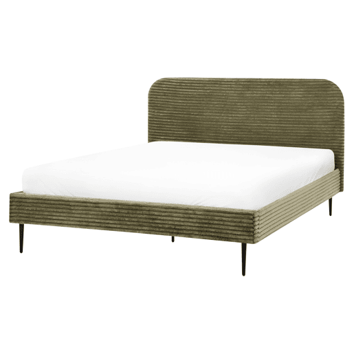 Beliani Cama Bombazine FLAYAT Beliani Cama Bombazine FLAYAT