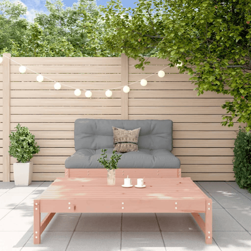 vidaXL 2 pcs conjunto lounge de jardim madeira de douglas maciça