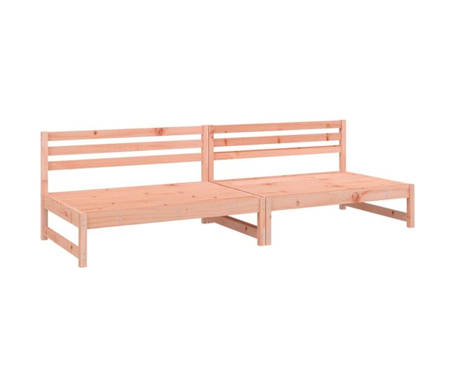 Vidaxl sofás centrales de jardín 2 uds madera abeto douglas 120x80 cm