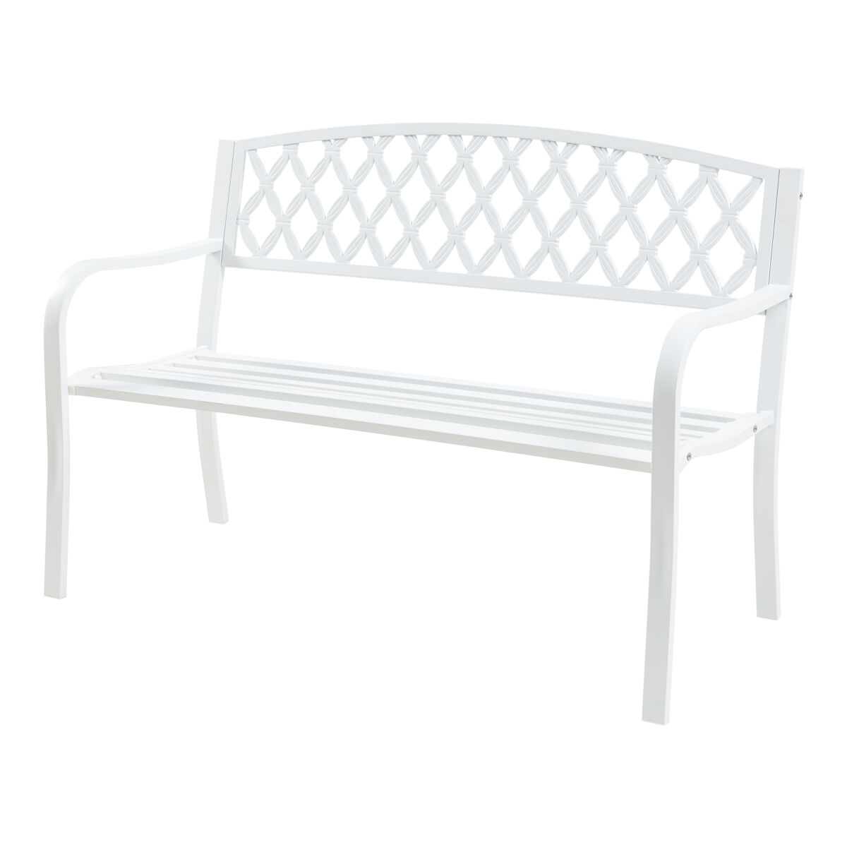 Banco de jardín exterior Opsasar 3 plazas [casa.pro] 127x53