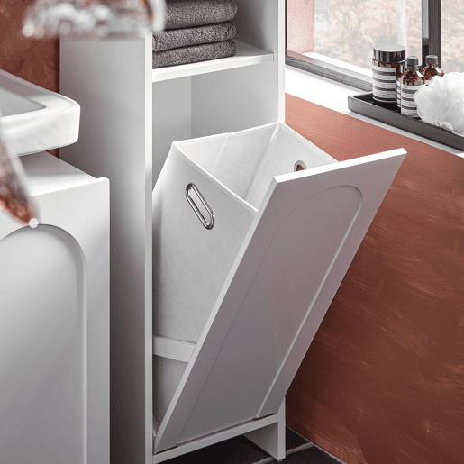 Cesto para roupa suja Arca de lavandaria Armário de casa BZR161-W SoBuy PT