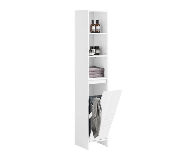 Mueble columna de baño armario alto bzr158-w sobuy es