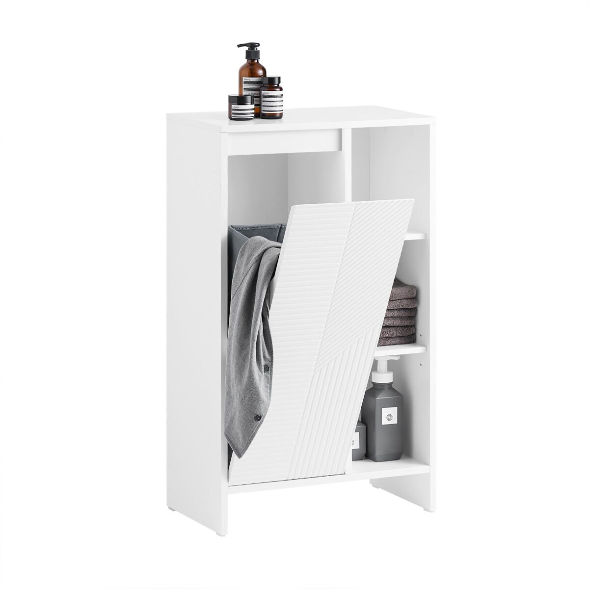 Mueble para ropa sucia armario para baño bzr156-w sobuy es