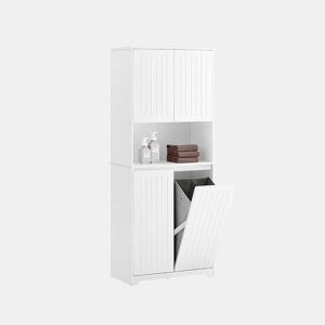 Armário alto de casa de banho com 2 prateleiras BZR150-W SoBuy PT