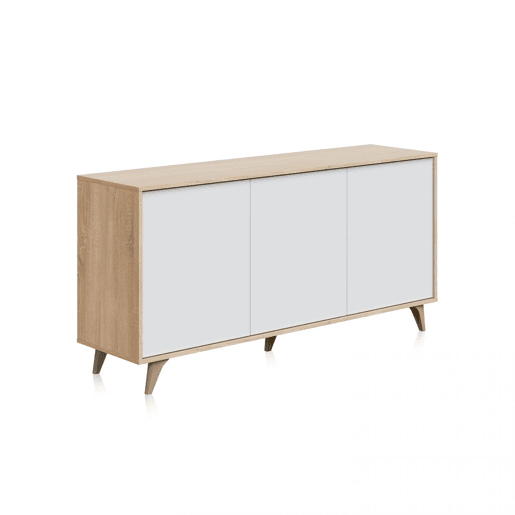 Aparador Lira Artik White (Branco mate) - Carvalho canadiano 154 x 75 x 40 cm