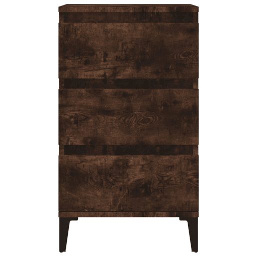 vidaXL Mesa cabeceira 40x35x70 cm derivados madeira carvalho fumado vidaXL Mesa cabeceira 40x35x70 cm derivados madeira carvalho fumado