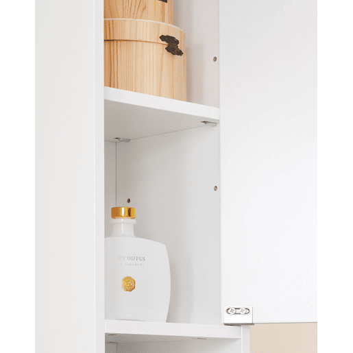 Coluna de banho Armário de casa de banho BZR167-GW SoBuy PT