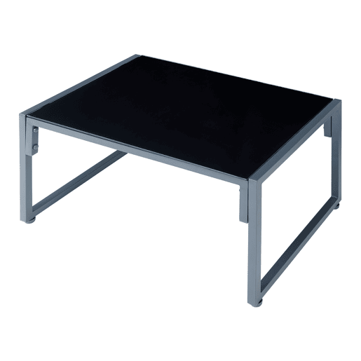 Conjunto de mobiliário de jardim Karg mesa + sofá Cinzento escuro casa.pro