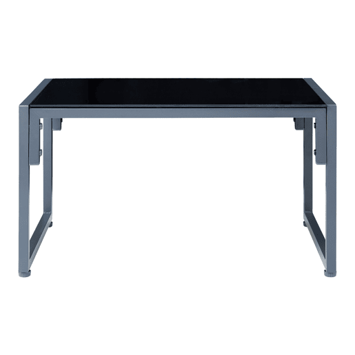 Conjunto de mobiliário de jardim Karg mesa + sofá Cinzento escuro casa.pro