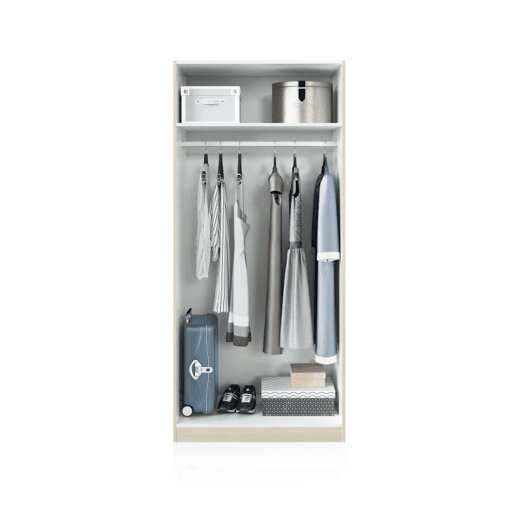 Roupeiro Astra 2 portas Carvalho 81 x 180 x 52 cm
