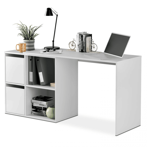 Secretária multiposições Spacio Artik White (Branco mate) 120 x 74 x 77 cm