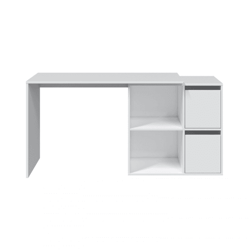 Secretária multiposições Spacio Artik White (Branco mate) 120 x 74 x 77 cm