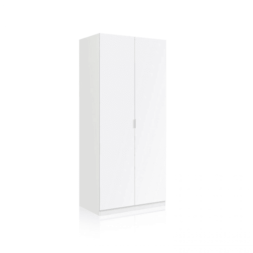 Roupeiro Astra 2 portas Branco 81 x 180 x 52 cm