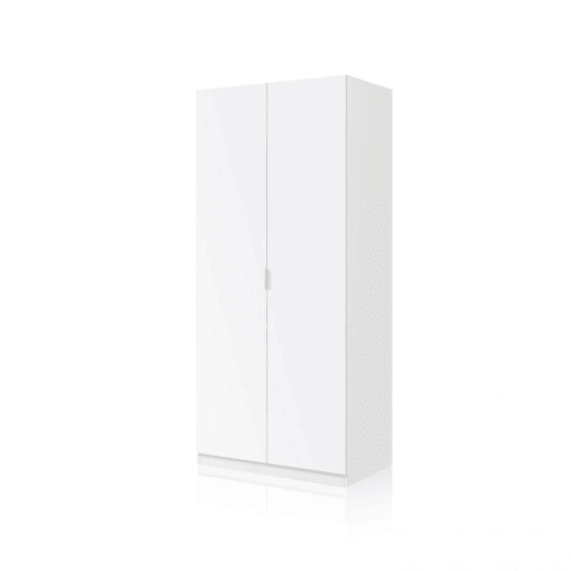 Roupeiro Astra 2 portas Branco 81 x 180 x 52 cm