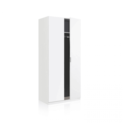 Roupeiro Astra 2 portas Branco 81 x 180 x 52 cm