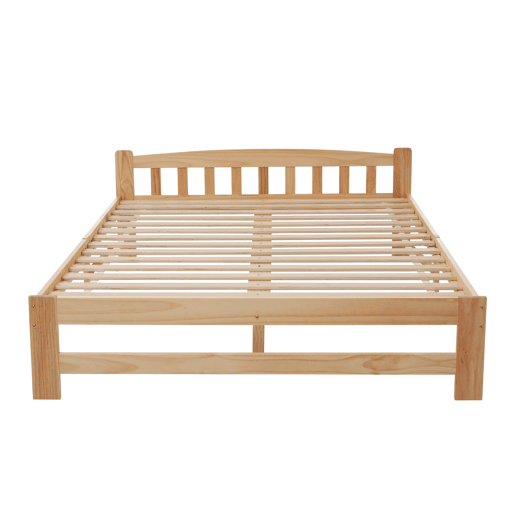 Cama de casal de madera de pino 140x200cm,natural