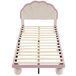 Cama infantil de terciopelo 99x210 Cama infantil de terciopelo 99x210 Rosa